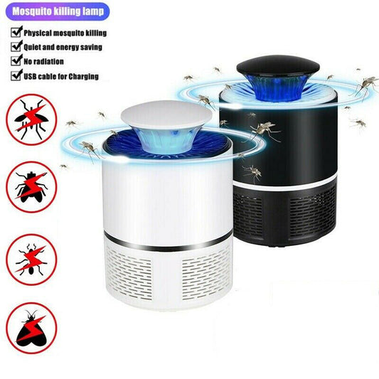 USB Electric Mosquito Killer Lamp – Indoor & Outdoor Bug Zapper with UV Light Trap