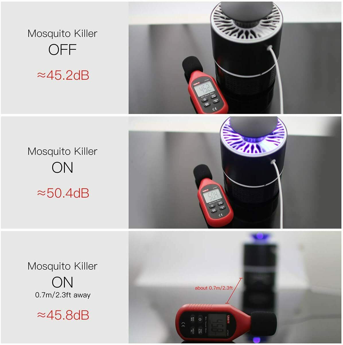 USB Electric Mosquito Killer Lamp – Indoor & Outdoor Bug Zapper with UV Light Trap
