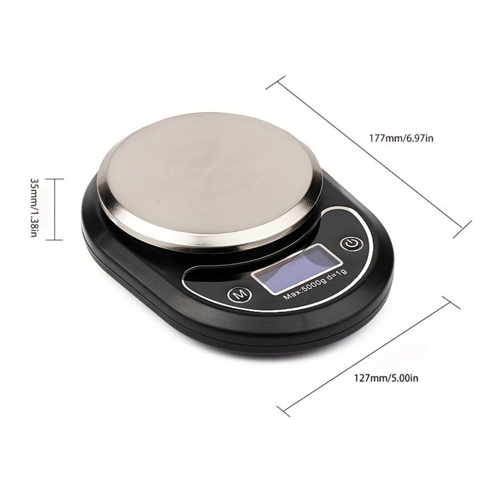 High Precision Digital Kitchen Scale – Portable Food & Coffee Weighing Scale