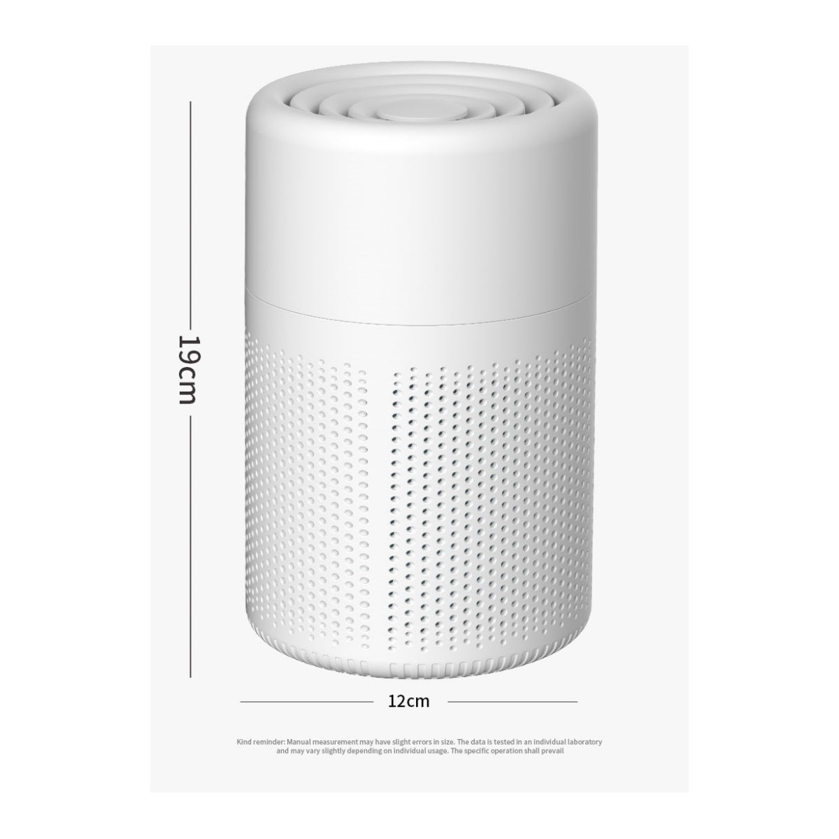 3-Stage HEPA Air Purifier for Home – Quiet Desktop Air Cleaner with Carbon Filter