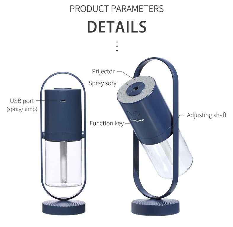 Relaxing LED Humidifier – Cool Mist Anywhere