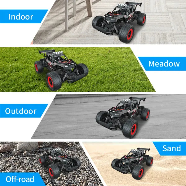 High-Speed Remote Control Off-Road Car – 4WD RC Toy Truck for Kids